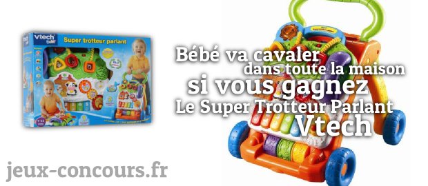 trotteur bébé vtech