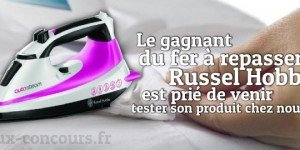 Concours : Fer à repasser Autosteam de Russel Hobbs