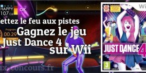 Jeu Just Dance 4 sur Wii à gagner sur jeux-concours.fr