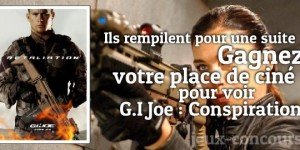 Venez voir G.I Joe Conspiration avec jeux-concours.fr