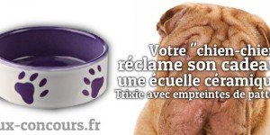 Gagnez une Ecuelle Trixie en céramique pour votre animal