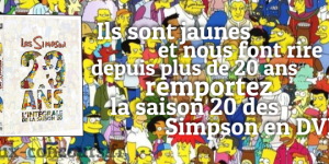 Remportez le Coffret dvd de la Saison 20 des Simpson