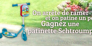 Remportez une Patinette Schtroumpf