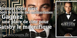 Concours : Gatsby le Magnifique au Cinéma