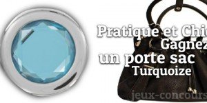 Gagnez un porte sac turquoize pour femme