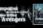 Concours : Place de cinéma pour Avengers