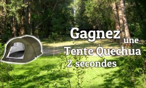 Jeu concours Tente Quechua 2 secondes