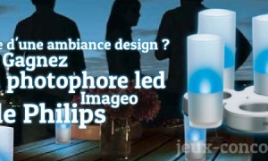 Créez une ambiance design en gagnant un photophore led Imageo de Philips