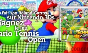 Jeu, Set et Match : Gagnez le jeu Mario Tennis Open sur 3Ds