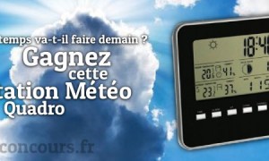 Concours : une station météo Quadro