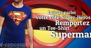 Concours : Tee-Shirt Superman mixte adulte