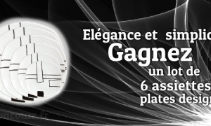 Gagnez un lot de 6 assiettes Black & White