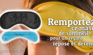 Concours Masque de Sommeil avec Poche Rafraîchissante