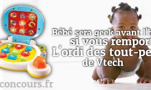 Mini Geek avec l&rsquo;ordi des tout-petits de Vtech
