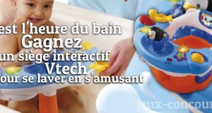 Concours : Siège Interactif 2 en 1 Vtech pour le bain