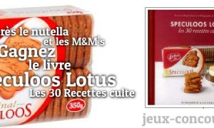 Concours : Les 30 recettes culte Speculoos Lotus