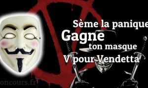 Très Inquiétant ce masque V pour Vendetta