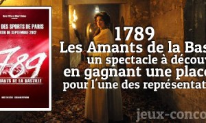 Place pour la comédie musicale 1789 les amants de la Bastille
