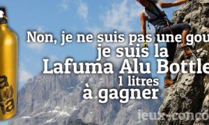 Partez avec une gourde…Lafuma alu bottle 1 litres
