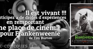 Tim Burton vous invite à gagner une place pour Frankenweenie