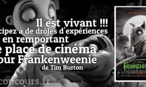Tim Burton vous invite à gagner une place pour Frankenweenie