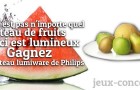 Vos fruits sur un plateau Lumiware de Philips