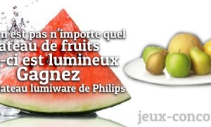 Vos fruits sur un plateau Lumiware de Philips