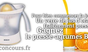 Le plein de Vitamines C avec le presse-agrumes Bosch