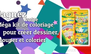 Méga kit de coloriage pour créer dessiner, découper et colorier