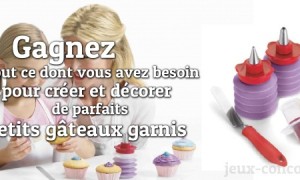 Gagnez votre Set de décoration pour gâteaux