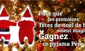 Concours : costume grenouillère Bébé père Noël