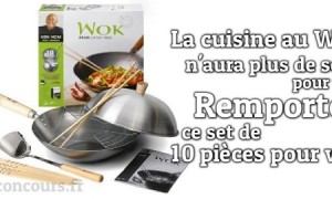 Cuisinez sainement avec votre set Wok