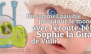 Concours : Ecoute-bébé Sophie la Girafe de Vulli