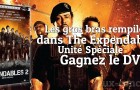 Les bonhommes sont dans le DVD The Expendables 2 !