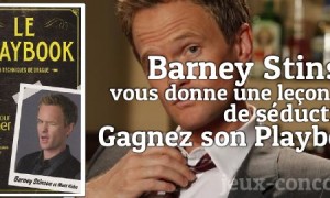 Remportez l’indispensable de la drague, le playbook de Barney Stinson
