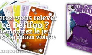 C’est un défifoo qui vous attend sur jeux-concours
