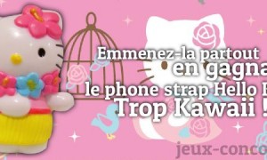 Gagnez un phone strap Hello Kitty