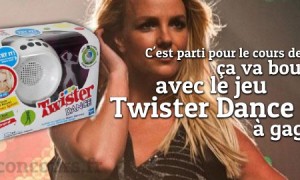 Britney vous conseille de gagner le jeu Twister Dance