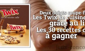 Concours culinaire : Livre 30 recettes cultes Twix