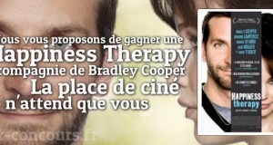 Une place pour le film Happiness Therapy à gagner
