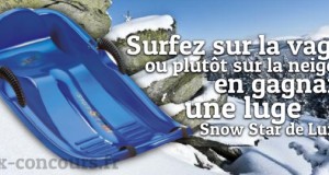 Une luge KHW Snow Star de Luxe à gagner !