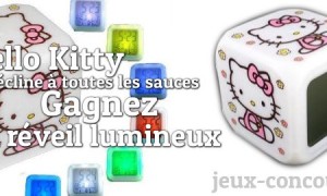 Miaou ! Remportez un réveil lumineux Hello Kitty !
