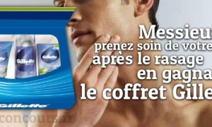 Cadeau pour ces messieurs : Coffret soins pour homme Gillette