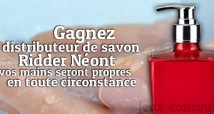 Des mimines propres ça se gagne avec le distributeur de savon Ridder Néont