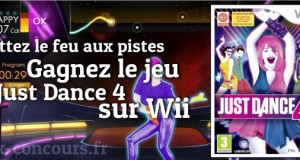 Jeu Just Dance 4 sur Wii à gagner sur jeux-concours.fr