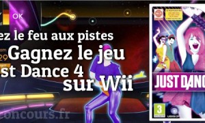 Jeu Just Dance 4 sur Wii à gagner sur jeux-concours.fr