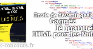 Concours : HTML pour les nuls