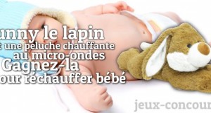Concours : Peluche Bunny le lapin chauffante au micro-ondes