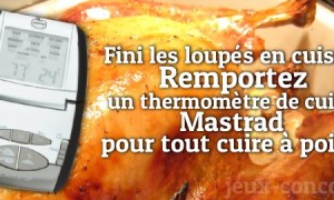 Concours cuit à point : Thermomètre de cuisson Mastrad