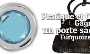 Gagnez un porte sac turquoize pour femme